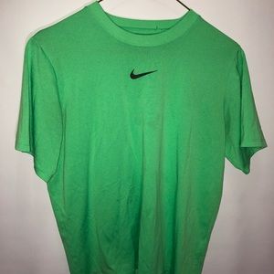 Nike Lime Green Boys Dry Fit Loose Shirt